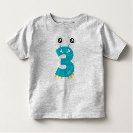 Monster 3 kinder shirts
