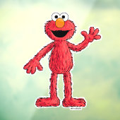 Monster aan het einde van dit artikel | Cutie Elmo Raamsticker (Vel 3)