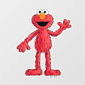 Monster aan het einde van dit artikel | Cutie Elmo Raamsticker (Vel)