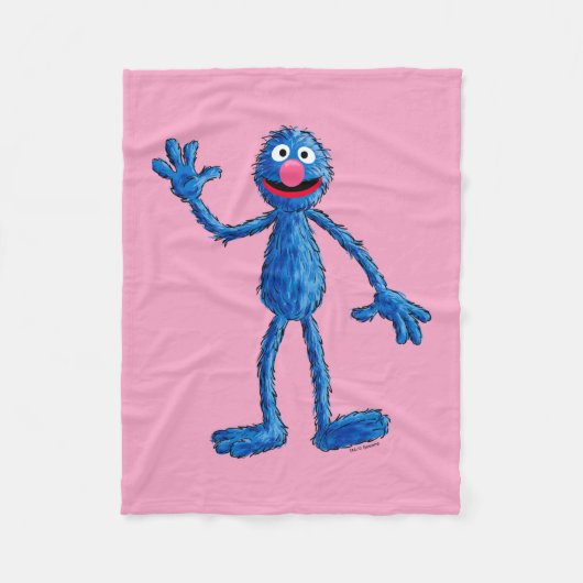 Monster aan het einde van dit artikel | Grover Fleece Deken (Voorkant)