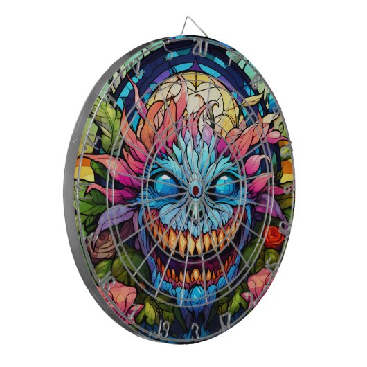 Monster Art Dartboard Dartbord (Voorkant Links)