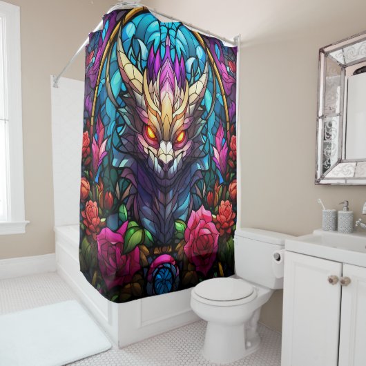 Monster Art Douche rideau (En situation)