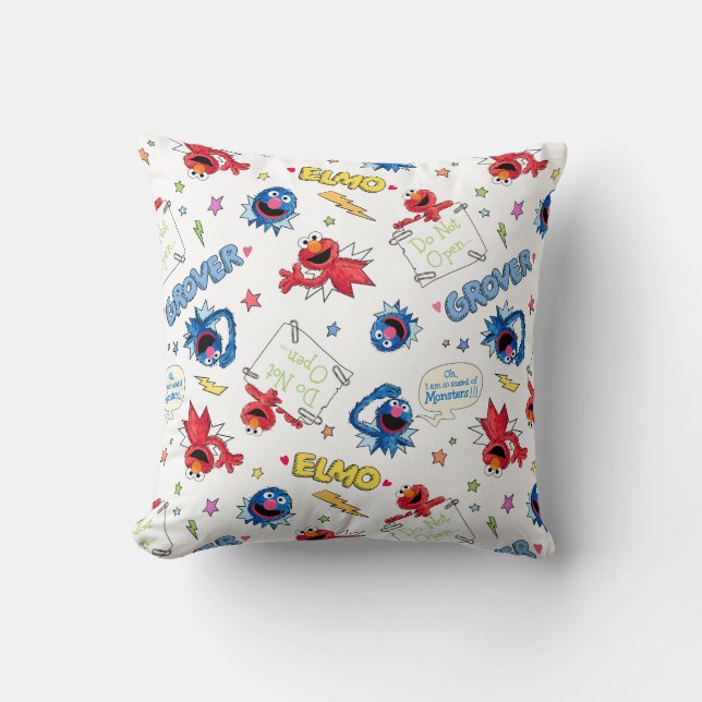 Monster at the End of This Story Pattern Kussen (Voorkant)