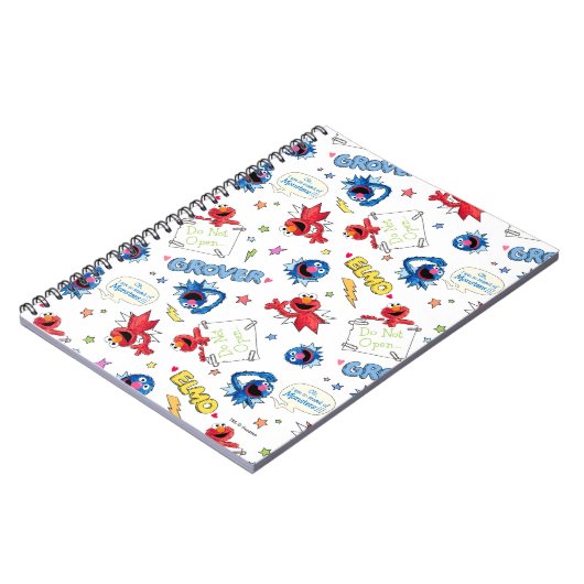 Monster at the End of This Story Pattern Notitieboek (Linkerzijde)