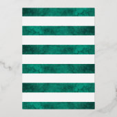 Monster Bash Fun Spooky Zombie Halloween Party Folie Uitnodiging (Achterkant)