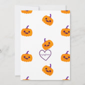 Monster Bash, Halloween birthday Kaart (Achterkant)