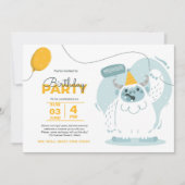 Monster Bash ! Invitation à l'anniversaire de Duot (Devant)