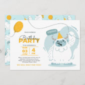 Monster Bash ! Invitation à l'anniversaire de Duot (Devant / Derrière)