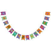 Monster Bash Kinder Halloween decor banner vlag (Alle)