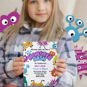 Monster Bash Kinder Halloween feest Kinderen plezi Kaart