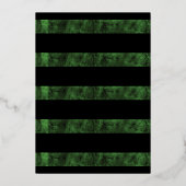 Monster Bash | Spooky Frankenstein Halloween Party Folie Uitnodiging (Achterkant)