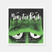 Monster Bash Spooky Frankenstein Halloween Party Servet (Voorkant)
