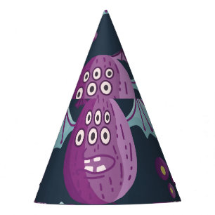 Monster Bats: Schattigee Cartoon Feesthoedjes