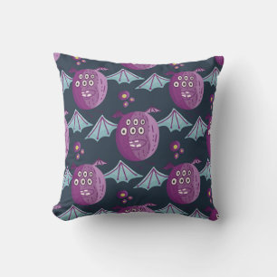 Monster Bats: Schattigee Cartoon Kussen