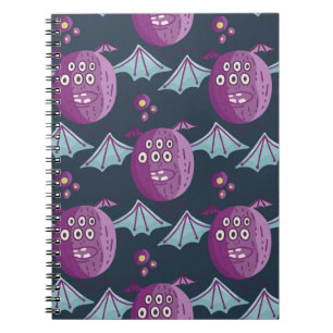 Monster Bats: Schattigee Cartoon Notitieboek