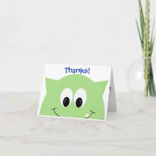 Monster Bedankt kaart