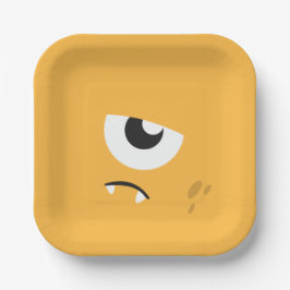 Monster Birthday Party Papieren Bordje