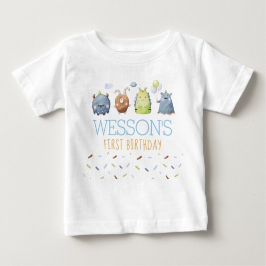 Monster Birthday Shirt (Voorkant)