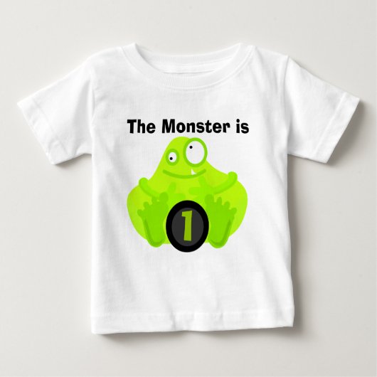 Monster  Birthday Tshirts (Voorkant)
