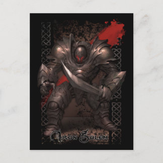 Monster Briefkaart - Iron Golem
