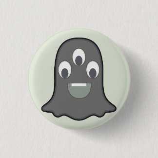 Monster Button: Ghost Ronde Button 3,2 Cm