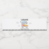 Monster Camion Birthday Étiquette de bouteille d'e (Étiquettes simples)