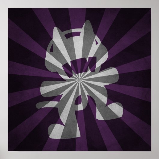 Monster Cat Outburst Poster Design (Devant)