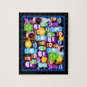 Monster Collage Jigzaag Puzzle Legpuzzel (Verticaal)