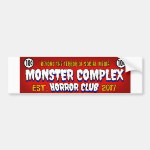 MONSTER COMPLEX BANNER BUMPERSTICKER
