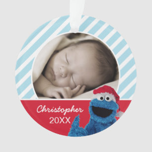 Monster des cookies de Santa Hat   Ajouter Votre N