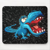 Monster Dino Attack Mousepad Muismat (Voorkant)