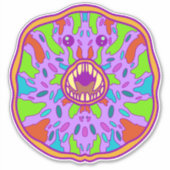 Monster Donut Sticker (Voorkant)