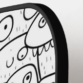 Monster Doodles Pickleball Paddle (Links Detail)