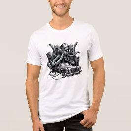 Monster Drive Horror Auto Tri-Blend Shirt