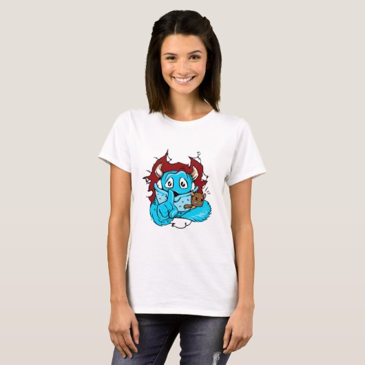 Monster Escape Dubbelzijdig T-shirt (Voorkant volledig)