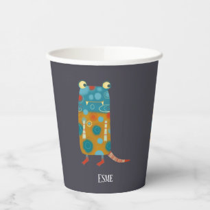 Monster Esme Custom Name Papieren Bekers