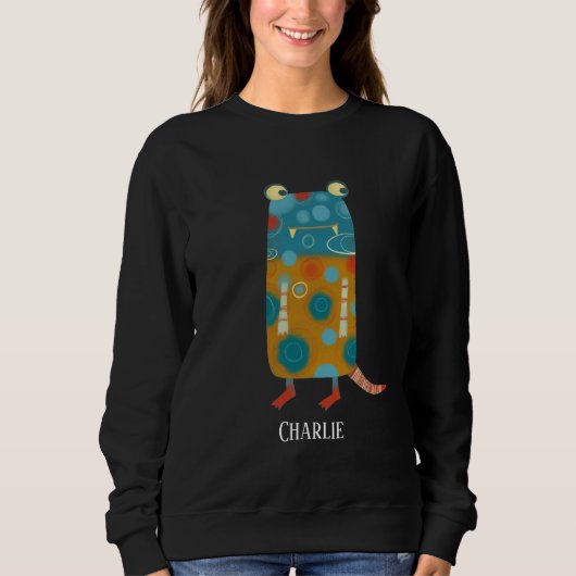 Monster Esme Custom Name Sweatshirt (Voorkant)