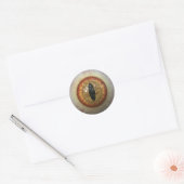 Monster Eye Ronde Sticker (Envelop)