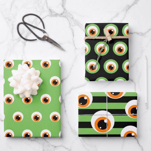 Monster Eye Wrapping Paper Sheet Set (Voorkant)