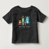 Monster Family - Gelukkig Halloween! Kinder Shirts (Voorkant)