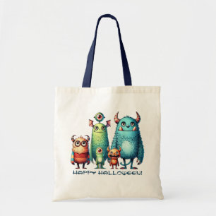 Monster Family - Gelukkig Halloween! Tote Bag