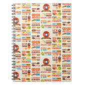 Monster Foodies Patroon Notitieboek (Voorkant)