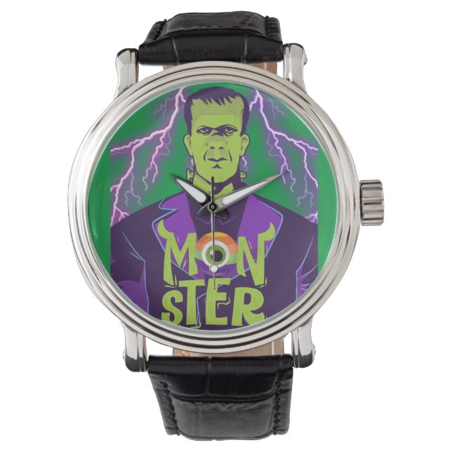 Monster Frankenstein Horloge (Voorkant)