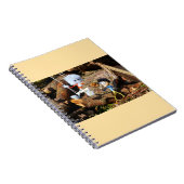 Monster Fubby op schommel. Notitieboek (Rechterzijde)