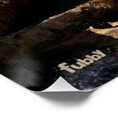 Monster Fubby op schommel. Perfect Poster (Hoek)