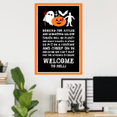 Monster Gang, Halloween Welcome Poster (Thuiskantoor)