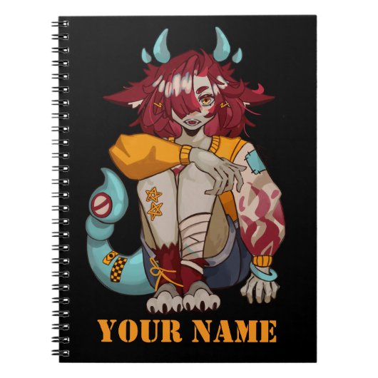 Monster girl notitieboek (Voorkant)