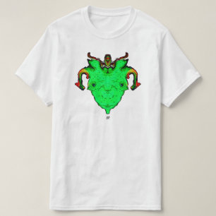 Monster god gezicht t-shirt
