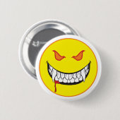 Monster Grin Happy Face Button (Voorkant /achterkant)