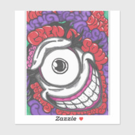 Monster Grin voor Soul Vinyl Sticker